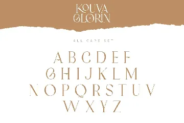 Kouva Glorin font