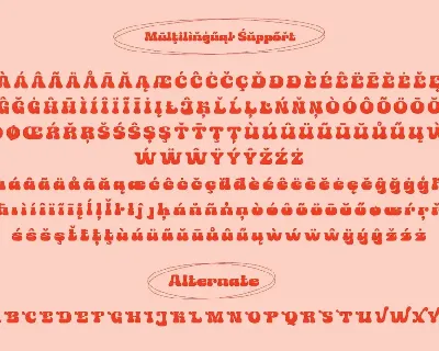 JEMROK â€“ Classic font