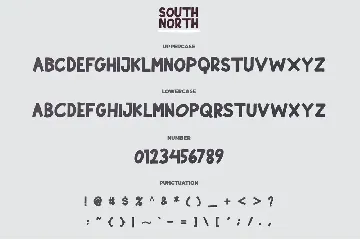 SOUTH NORTH || Display Font