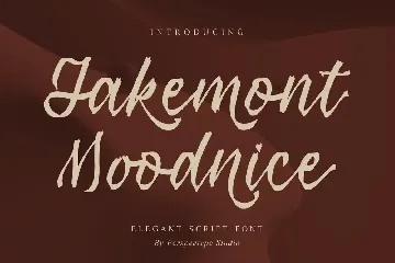 Jakemont Moodnice Elegant Script Font