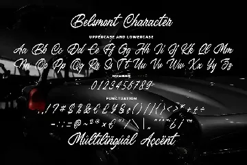 Belsmont - Clean Brush Font