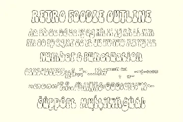 Retro Foodie - A Groovy Font