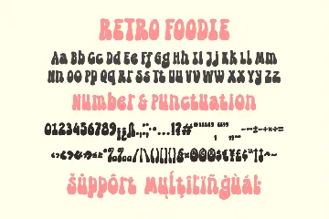 Retro Foodie - A Groovy Font