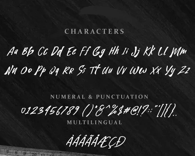 Blank Magic Logotype Font