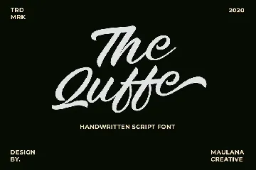 Quffe Handwritten Script Font