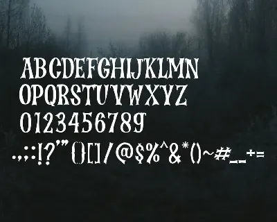 Treads Mystic - Display Font