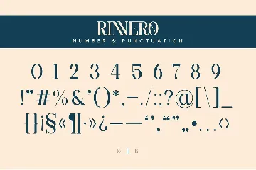 Rinnero Serif Font