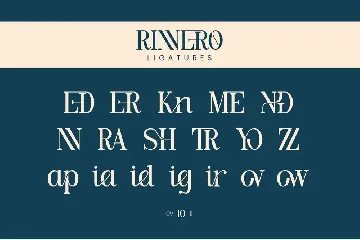 Rinnero Serif Font