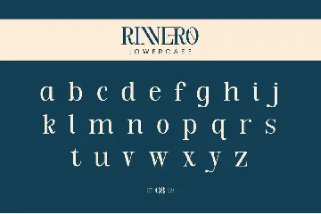 Rinnero Serif Font