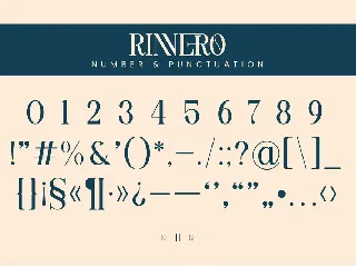 Rinnero Serif Font