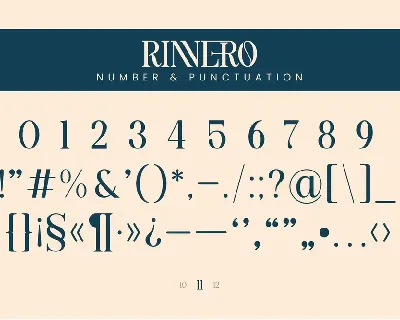 Rinnero Serif Font