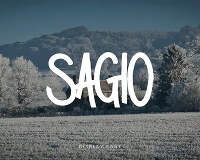 Sagio - Display Font