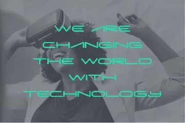 Digitechno - Futuristic Display font