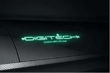 Digitechno - Futuristic Display font