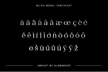 Aeriast Serif Font