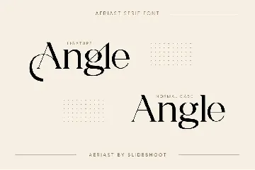 Aeriast Serif Font