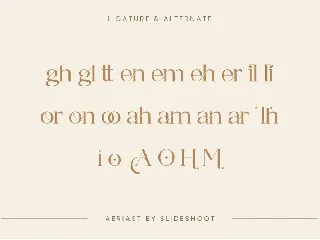 Aeriast Serif Font