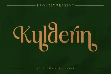 Kulderin A Modern Serif Font