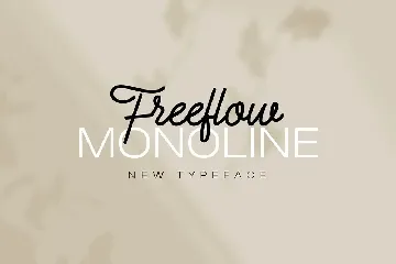Freeflow Monoline Script font