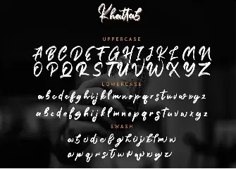 Khattab Brush Font | Font Duo