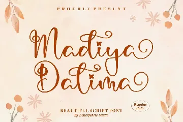 Madiya Dalima Beautiful Script Font