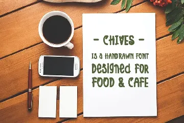 CHIVES - Cute Display Font