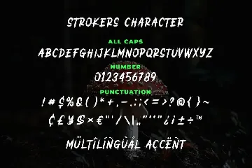 Strokers - Wild Brush Typeface font