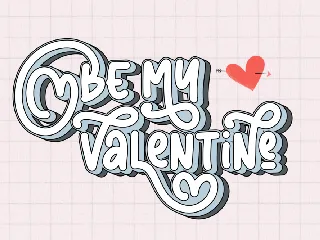 Lovely Valentine Display Font