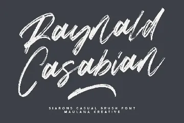 Siarons Casual Brush Font