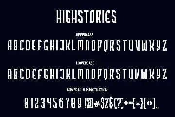 Highstories - Font Collection