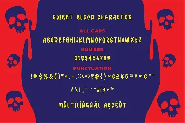 Sweet Blood - Horror Typeface font