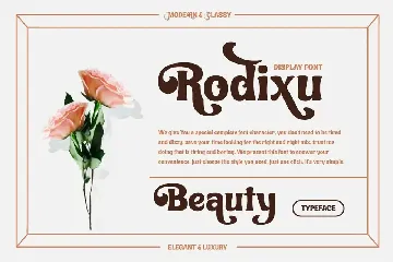 Rodixu â€“ Classic Serif font