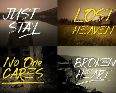 Gothix - Hand Brush Typeface font