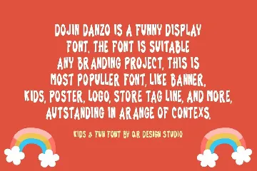 Dojin Danzo - Playful Font