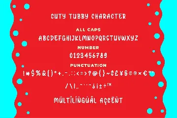 Cuty Tubby - Joyfull Typeface font