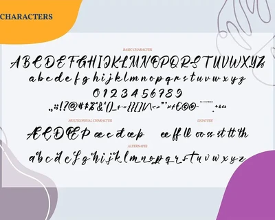 Caretha | Handwritten Script Font