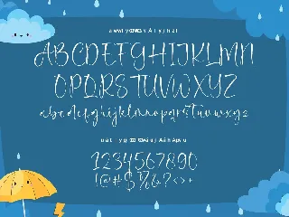 Rainquote Handwriting Font