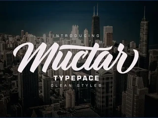 Muctar font