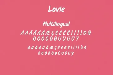 Lovie - Display Font