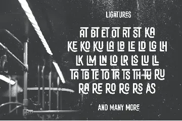 Bolandes - Vintage Monoline font