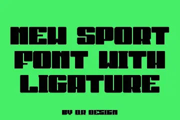 Sport Record font