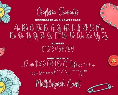 Crafteria Script Font