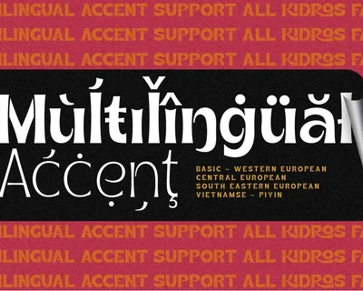 Kidros Typeface font