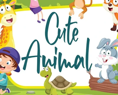 Cute Hamster - Playful Font