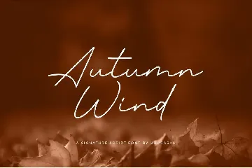 Autumn Wind font