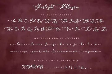 Skarlight Millagra - Modern Script Font