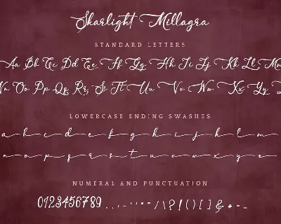 Skarlight Millagra - Modern Script Font