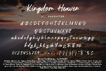 Kingdom Heaven font