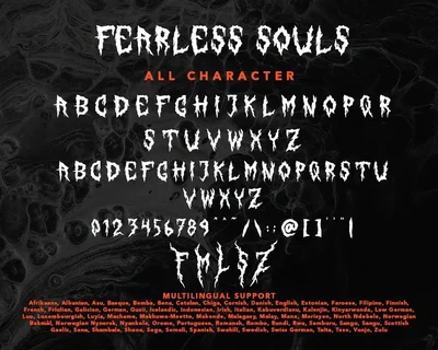 Fearless Souls font