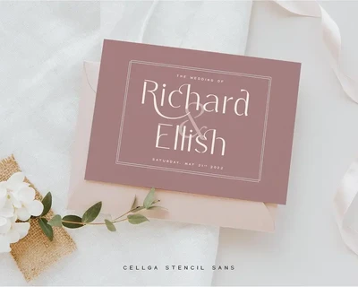 Cellga Typeface font